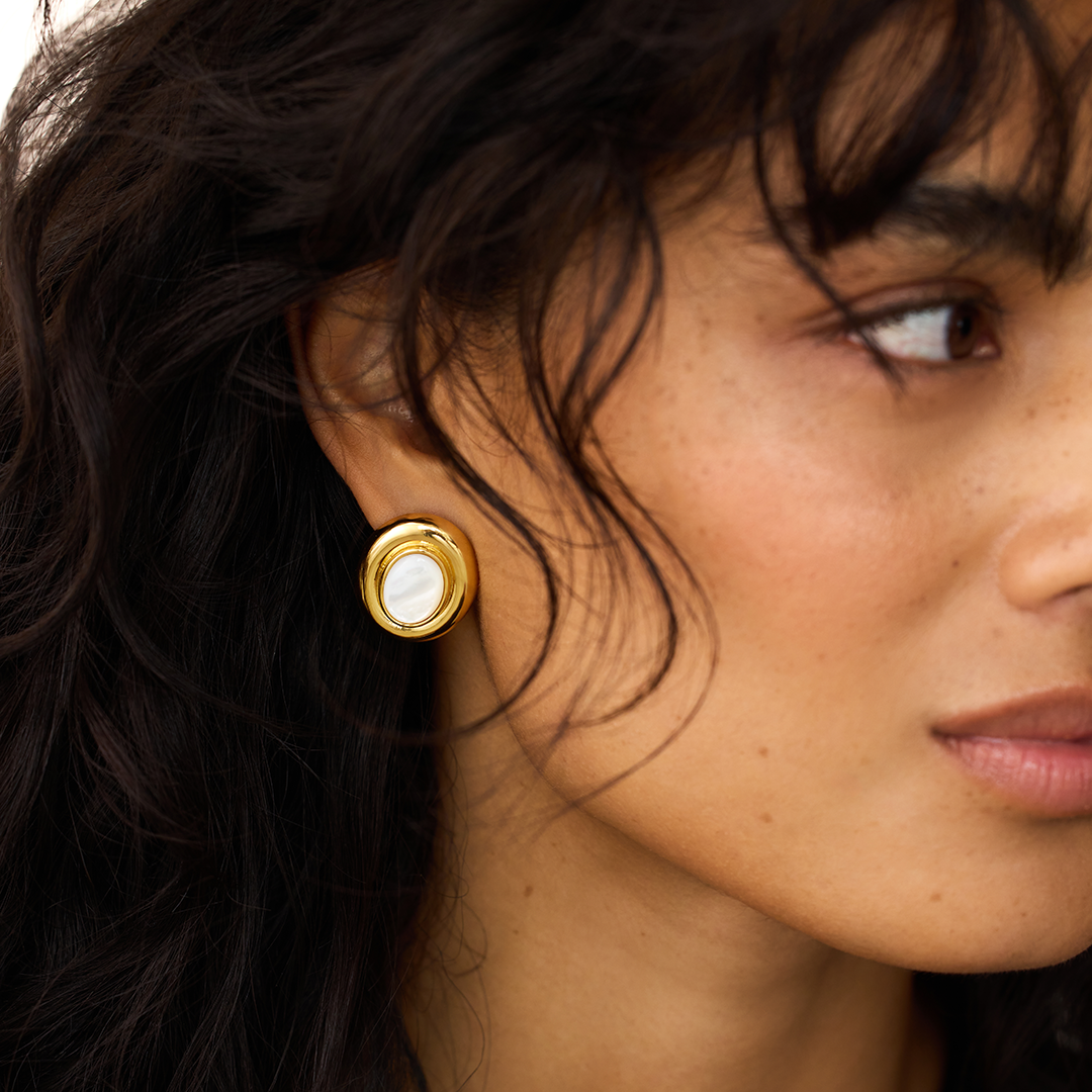 Orecchini Giselle Pearl | Oro