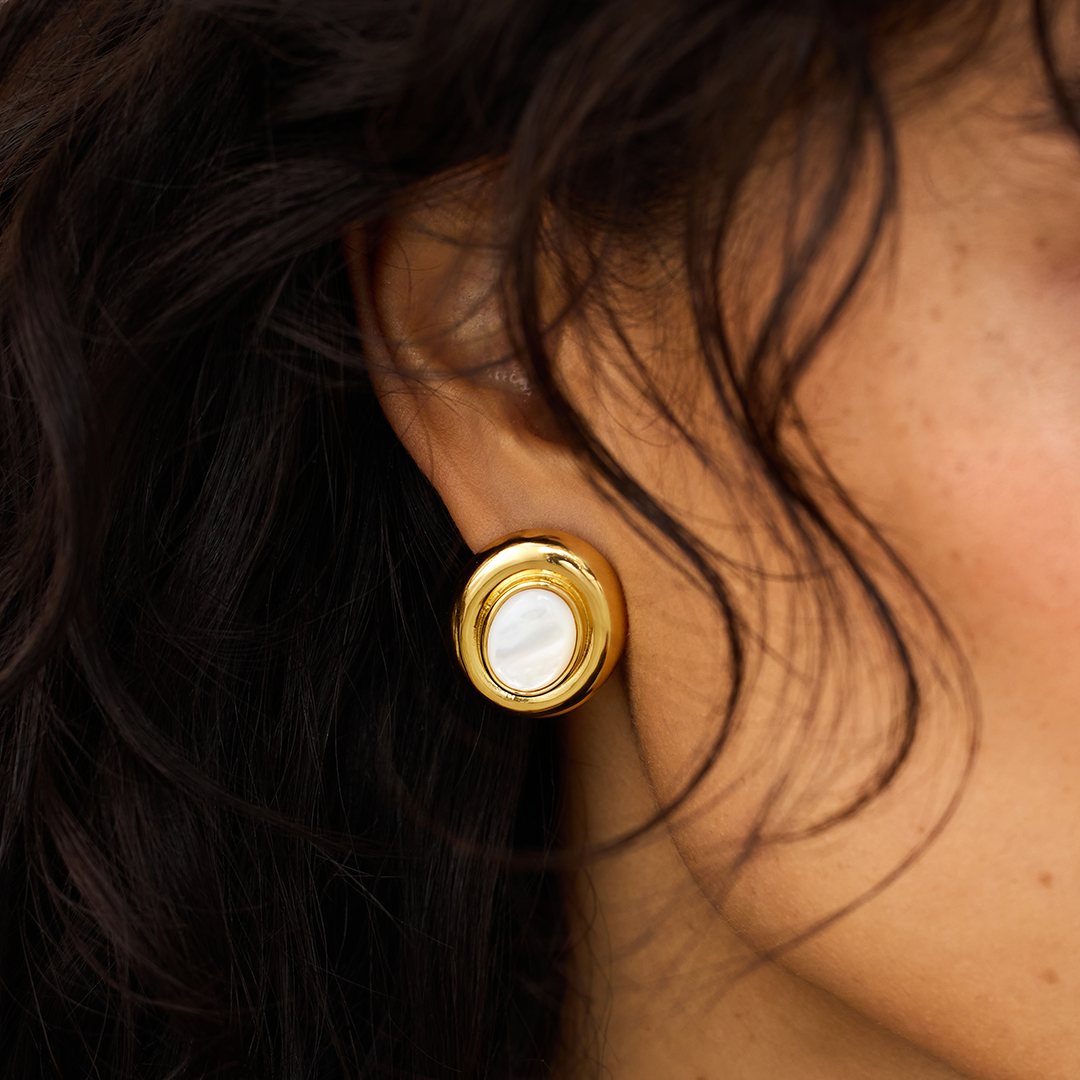 Orecchini Giselle Pearl | Oro