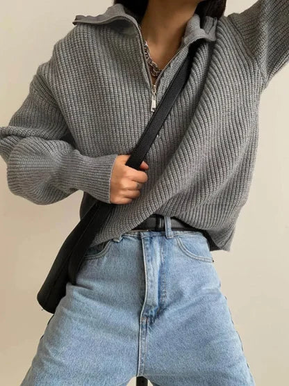 Ava | Maglione con Zip