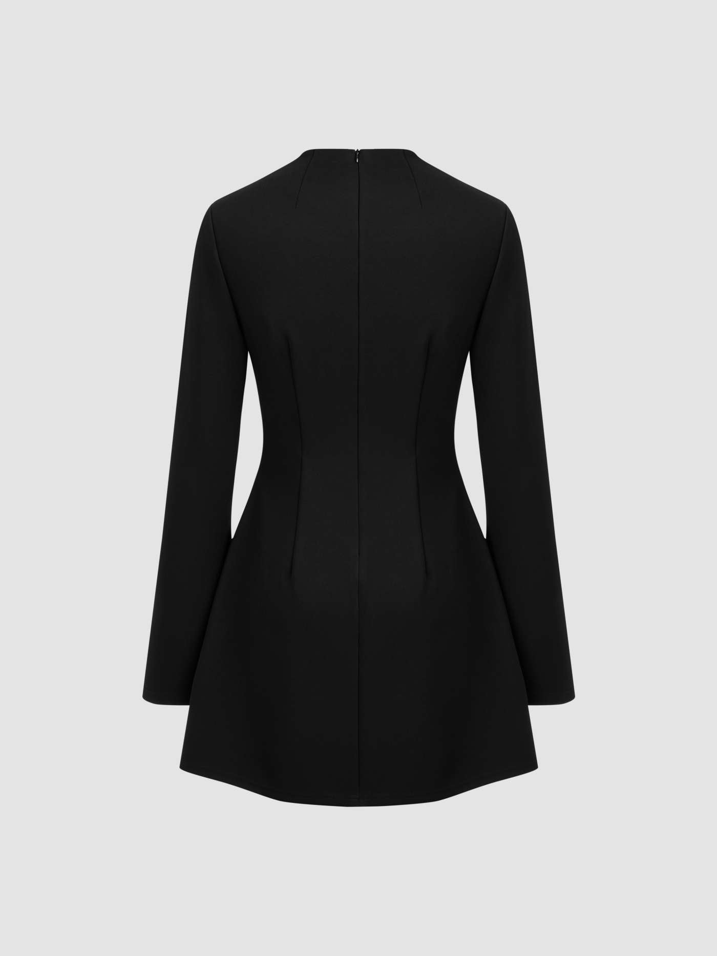 Valentina® | Abito Mini a Maniche Lunghe con Collo Alto