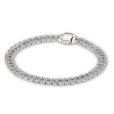 Oakley - Bracciale Pandora con Charm in Moissanite