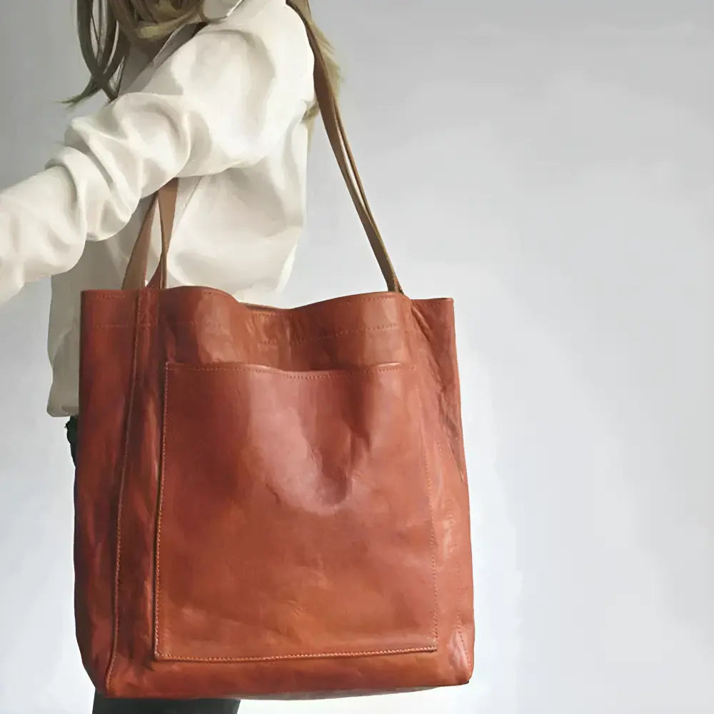 Hannah - Borsa a Spalla Chic Retro di Grande Capacità