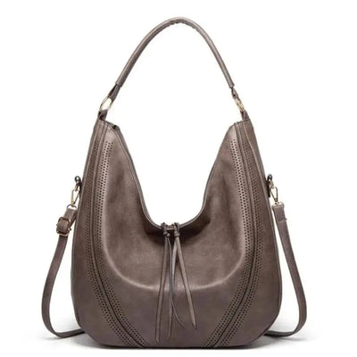 Sienna - Elegante Borsa a Spalla con Frange e Intagli