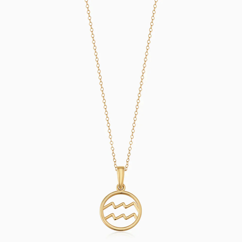 Ondina - Collana Minimalista con Segno Zodiacale