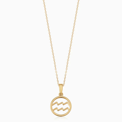 Ondina - Collana Minimalista con Segno Zodiacale