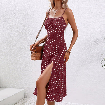 Alisha | Vestito Midi a Pois