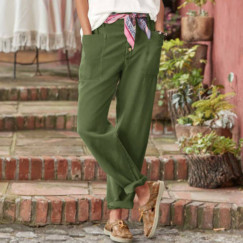 Pantaloni in cotone "Lazy Sunday" – Chic e casual