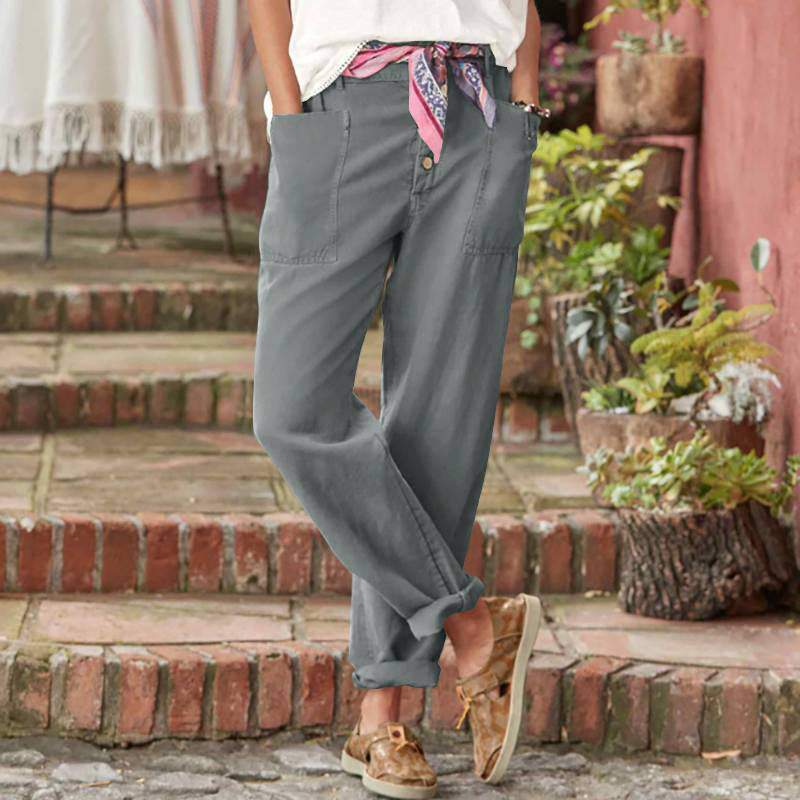 Pantaloni in cotone "Lazy Sunday" – Chic e casual