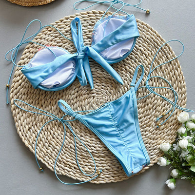 Novalee | Costume da bagno con ricamo a spacco