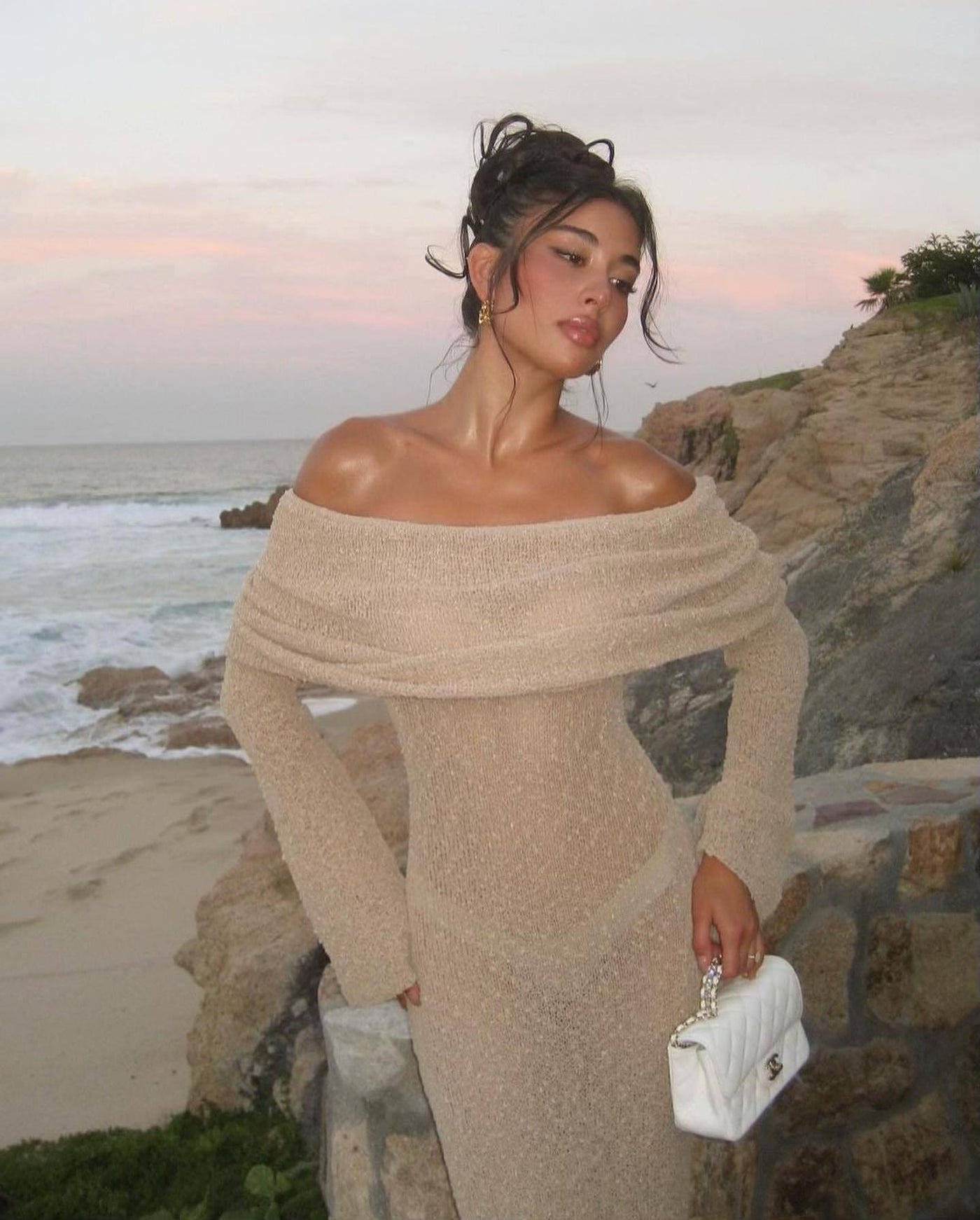 Nayara | Elegante Maxi Dress Off Shoulder