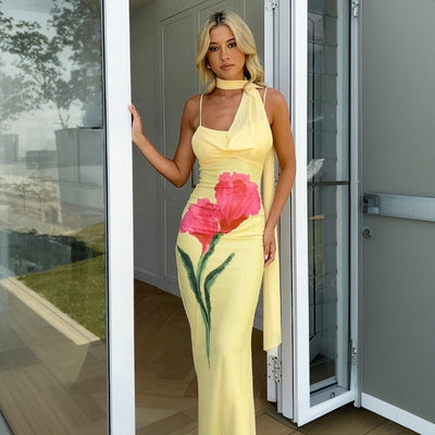 Monroe | Abito Maxi Senza Schiena