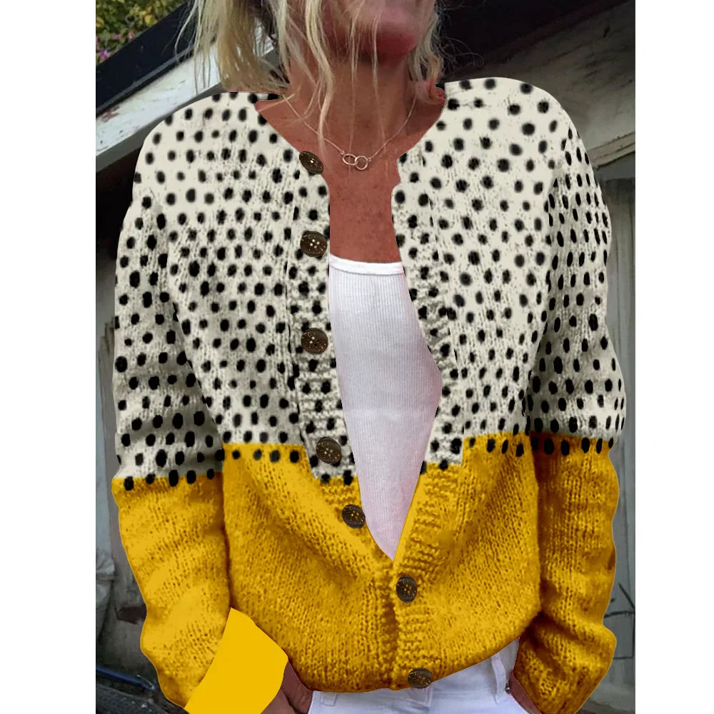 Polly | Cardigan Stampato Chic