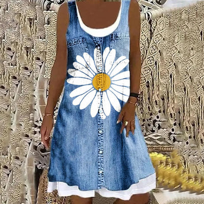 Sofia™ | Morbido ed Elegante Vestito in Denim