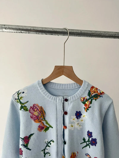 Sahara | Elegante Cardigan Floreale