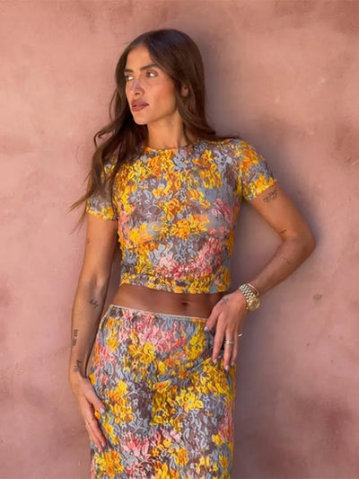Ophelia - Women's 2-Piece Printed Set