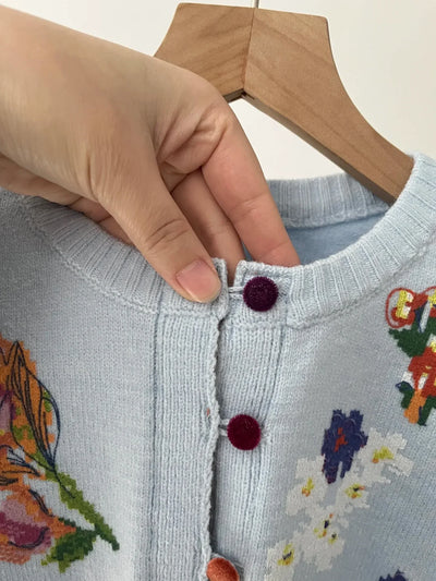 Sahara | Elegante Cardigan Floreale
