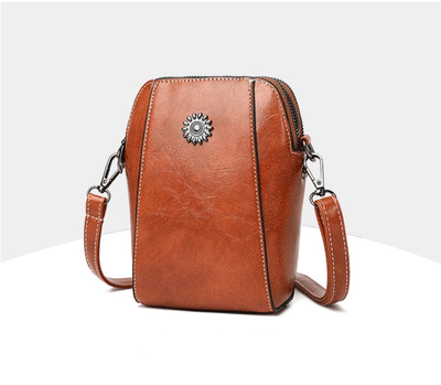 Vienna - Mini Borsa a Mano Compatta di Colore Solido