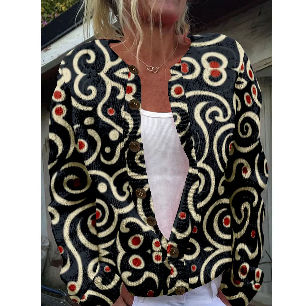 Gaby | Cardigan Chic con Stampa