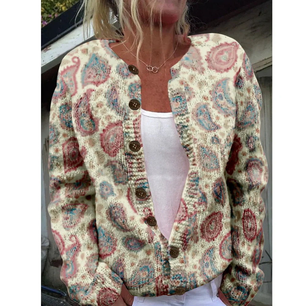 Bernadette | Cardigan Chic con Stampa