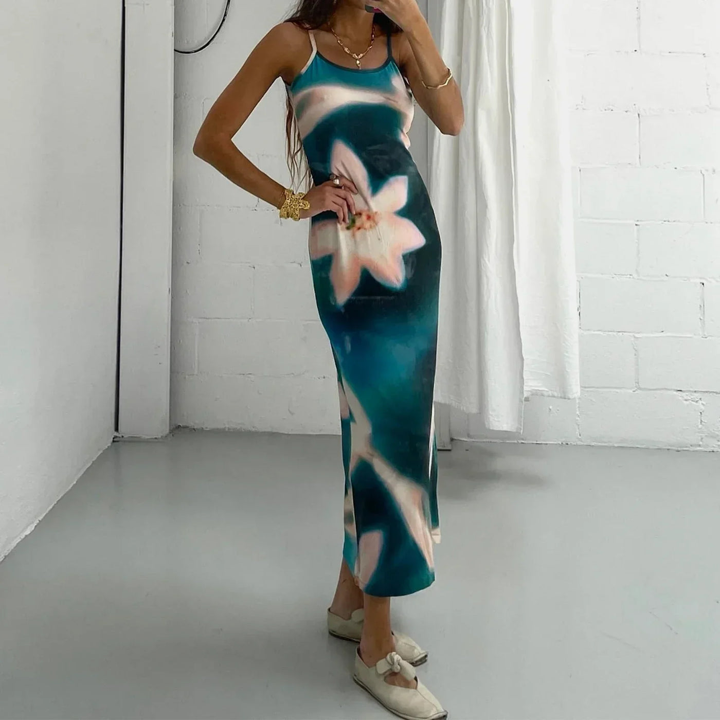 Gabriela® | Vestito Maxi Fleor