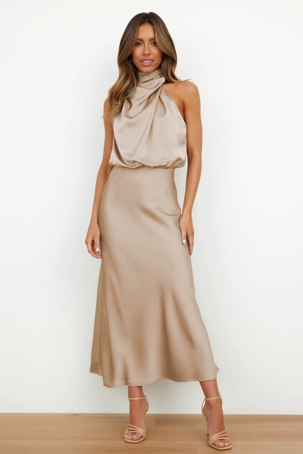 Sophia® | Abito Maxi in Satin Carlina