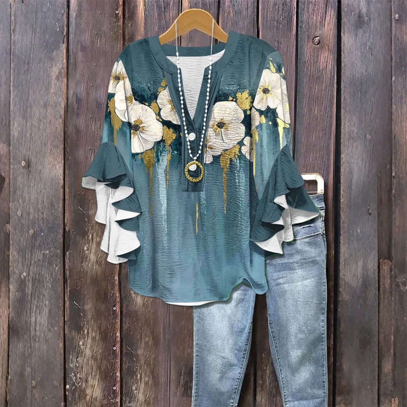 Blusa Elegante per Uscite Informali - Vestibilità Larga