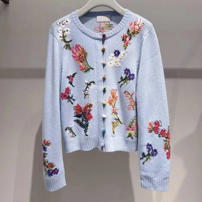 Sahara | Elegante Cardigan Floreale