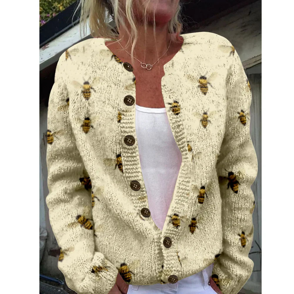 Carla | Cardigan Stampato Chic