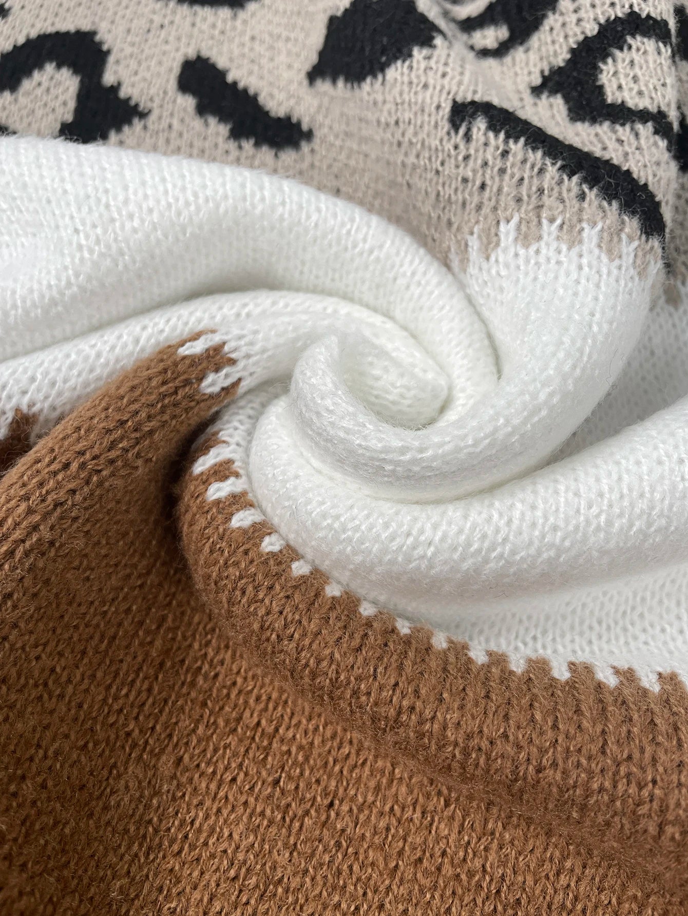 Lela | Maglione con Stampa Leopardo