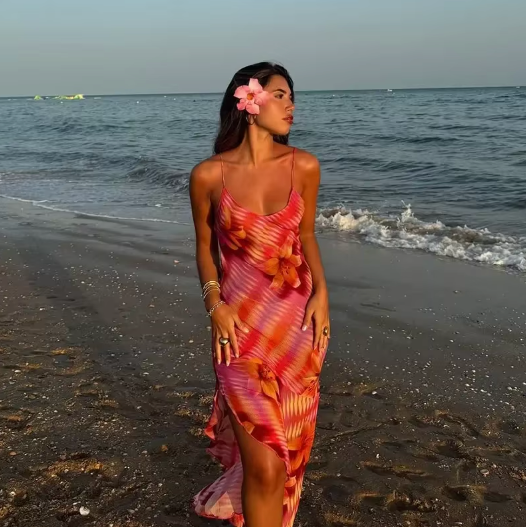 Dakota | Vestito Tropicale Vivace