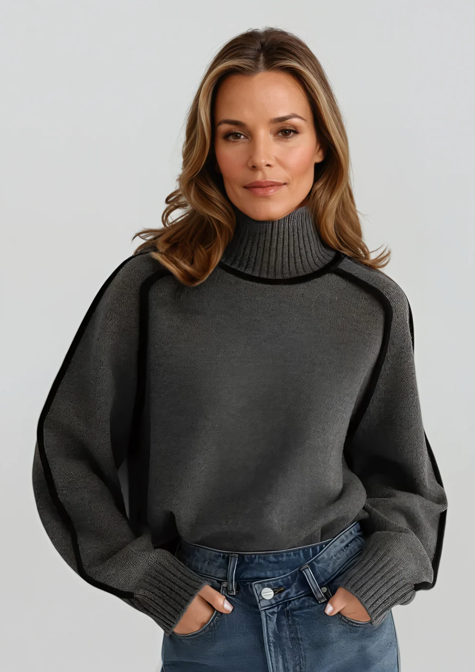 Emilie | Collo Alto in Cashmere Morbido