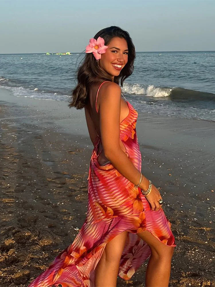 Dakota | Vestito Tropicale Vivace