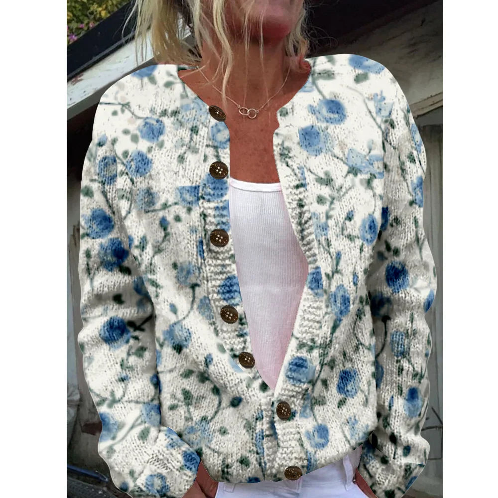 Svenja | Cardigan Stampato Chic