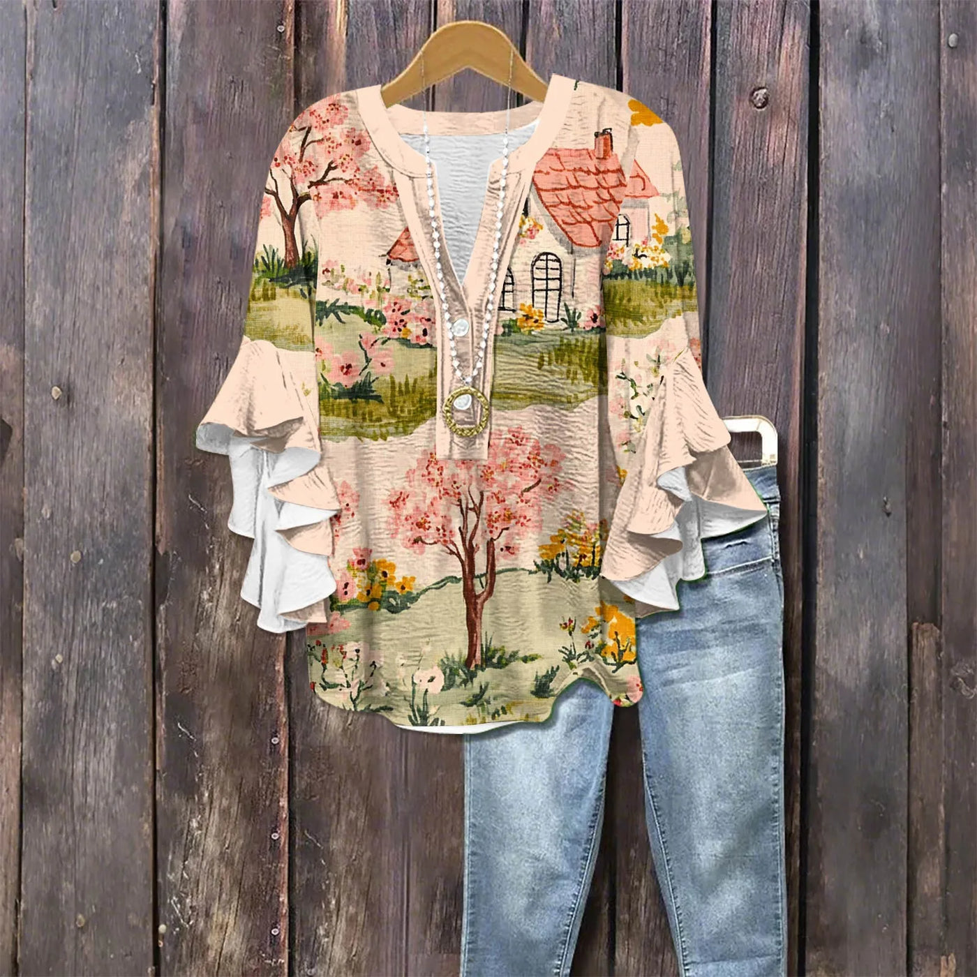 Blusa Elegante per Uscite Informali - Vestibilità Larga