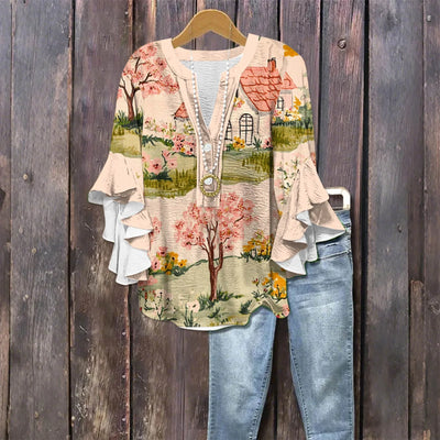 Blusa Elegante per Uscite Informali - Vestibilità Larga