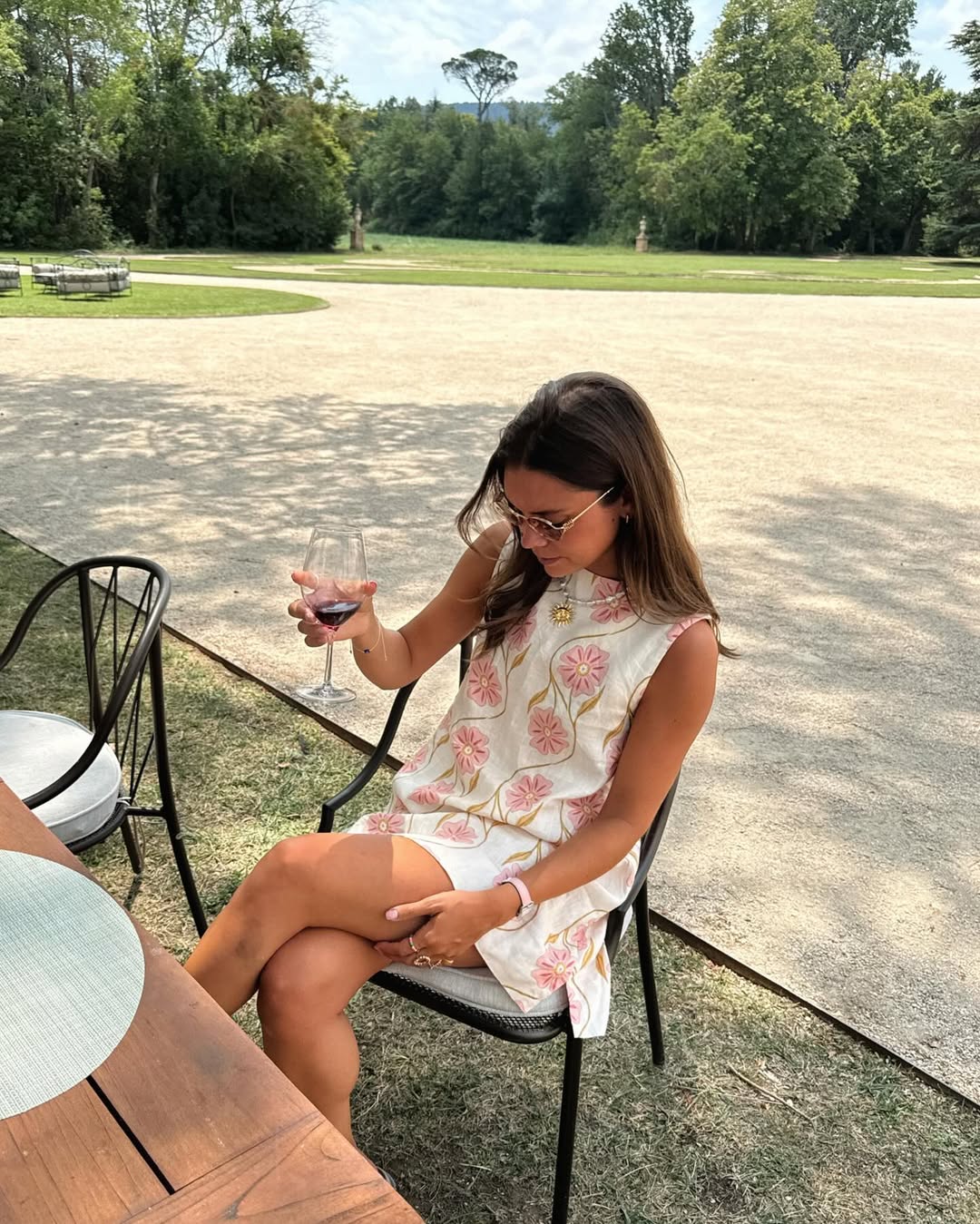 Nicole | Vestito Corto Senza Maniche con Stampa
