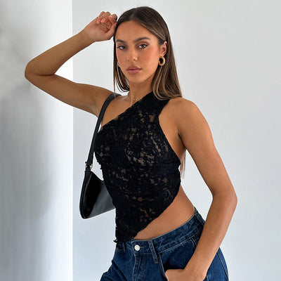 Top in Pizzo Lila