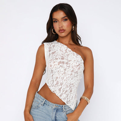 Top in Pizzo Lila