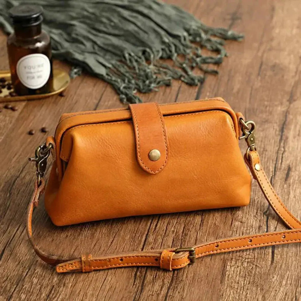 Sarah - Borsa a tracolla in pelle classica per donne
