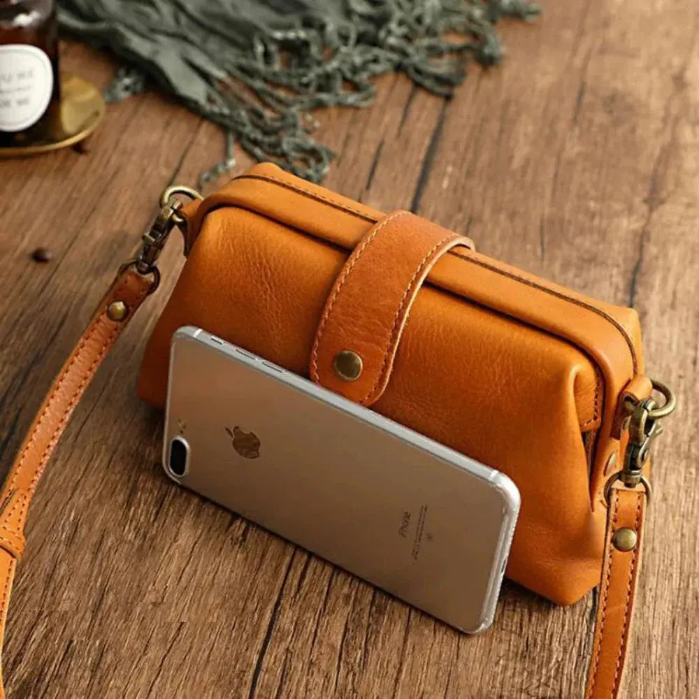 Sarah - Borsa a tracolla in pelle classica per donne