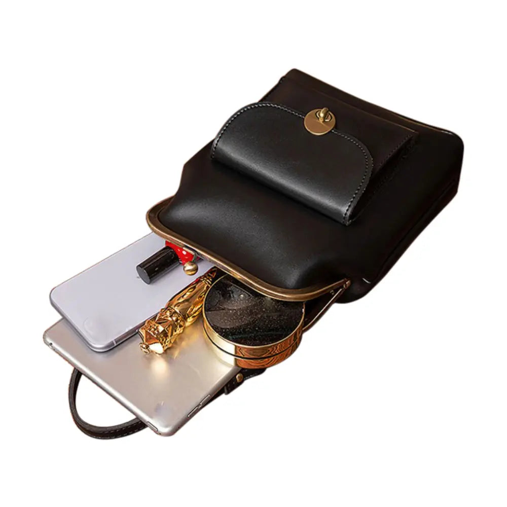Anna - Borsa in Pelle Chic con Chiusura a Bacio