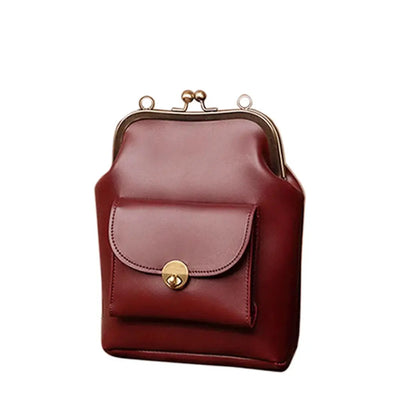 Anna - Borsa in Pelle Chic con Chiusura a Bacio
