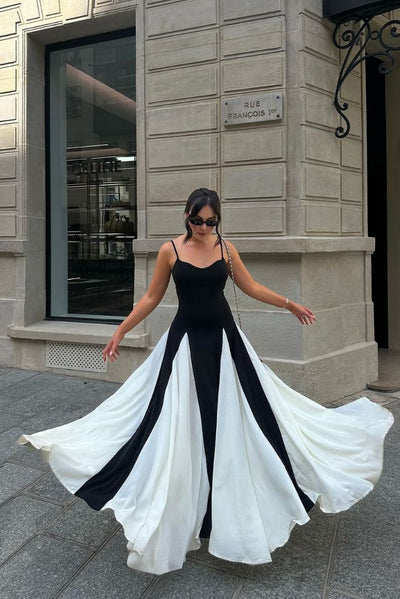 Eliana | Abito Maxi a Pannelli