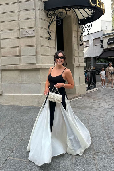 Eliana | Abito Maxi a Pannelli