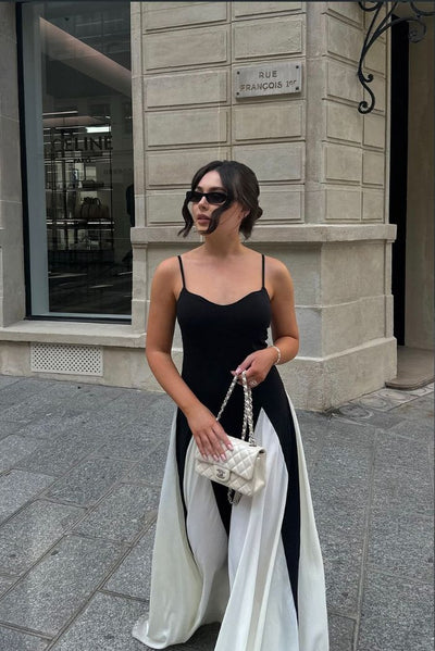 Eliana | Abito Maxi a Pannelli