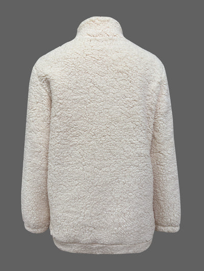 Lily | Pullover con Zip a Quarto Patch