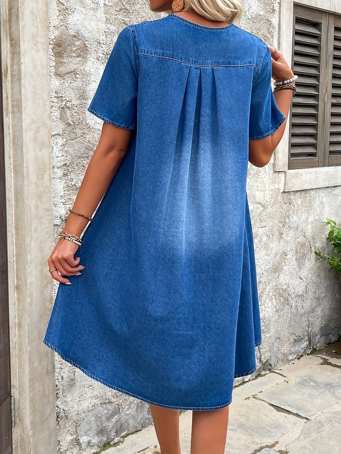 Sofia™ | Vestito Estivo in Denim Senza Tempo