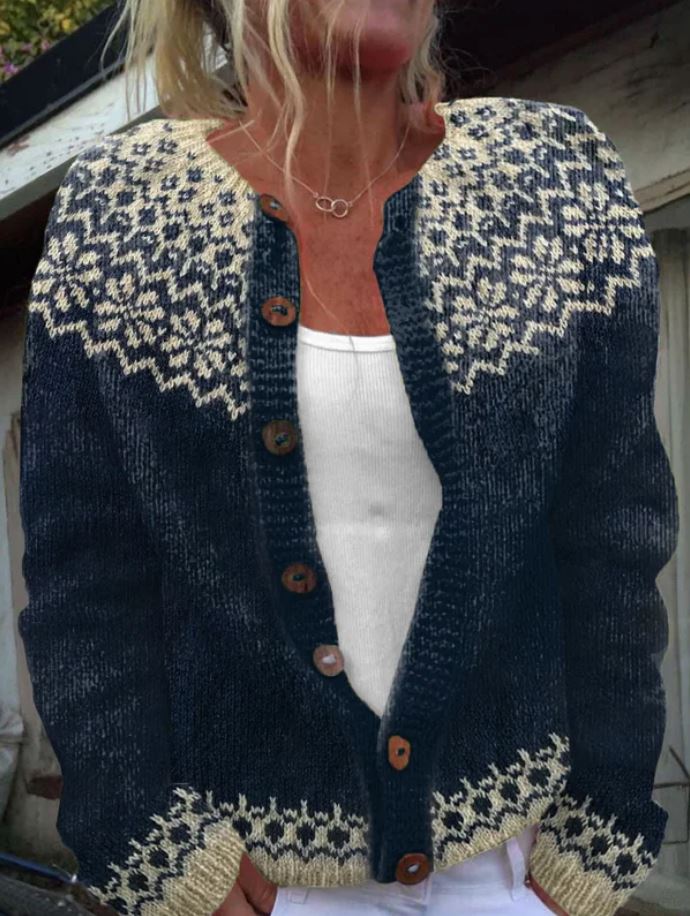 Neve | Cardigan Grigio Scuro