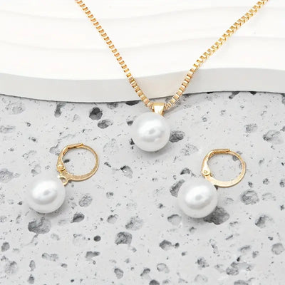 Set di gioielli Golden Grace Pearl | Oro
