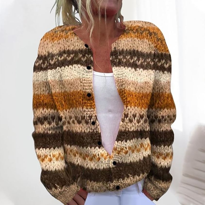 Tova | Cardigan Marrone